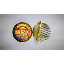 One time use honeycomb tamper evident hologram sticker